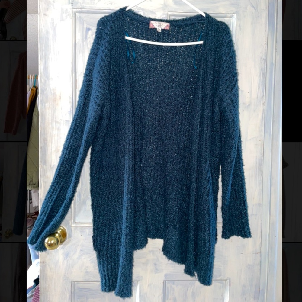 Teal Cardigan